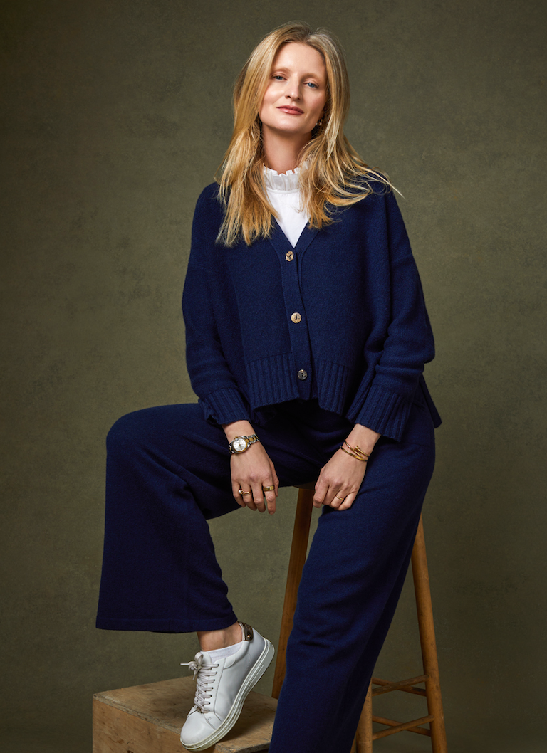 Creative editorial portrait with refined tones, controlled lighting, and detailed retouching