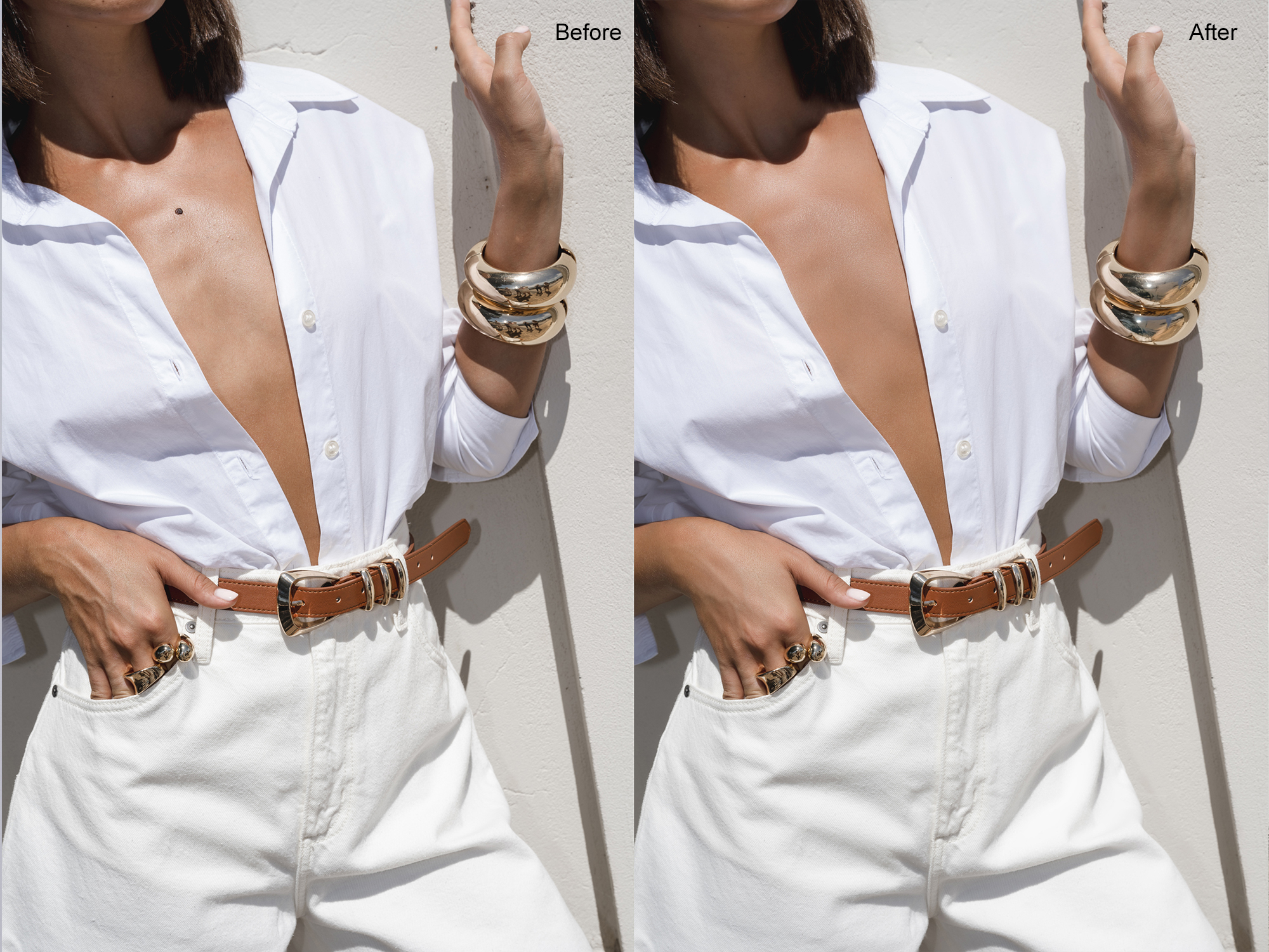 material clarity restored across fabrics and metals for sharper product definition