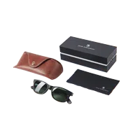 eyewear visuals corrected with glare balancing and frame alignment