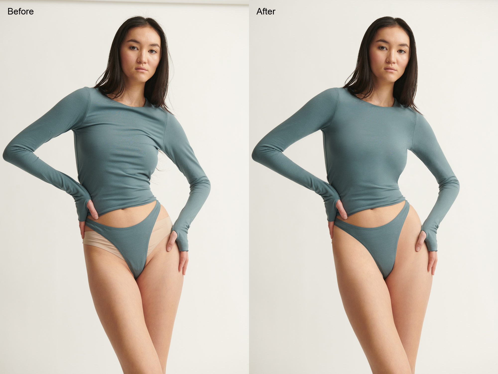 color consistency delivered across outfit elements creating cohesive product combinations