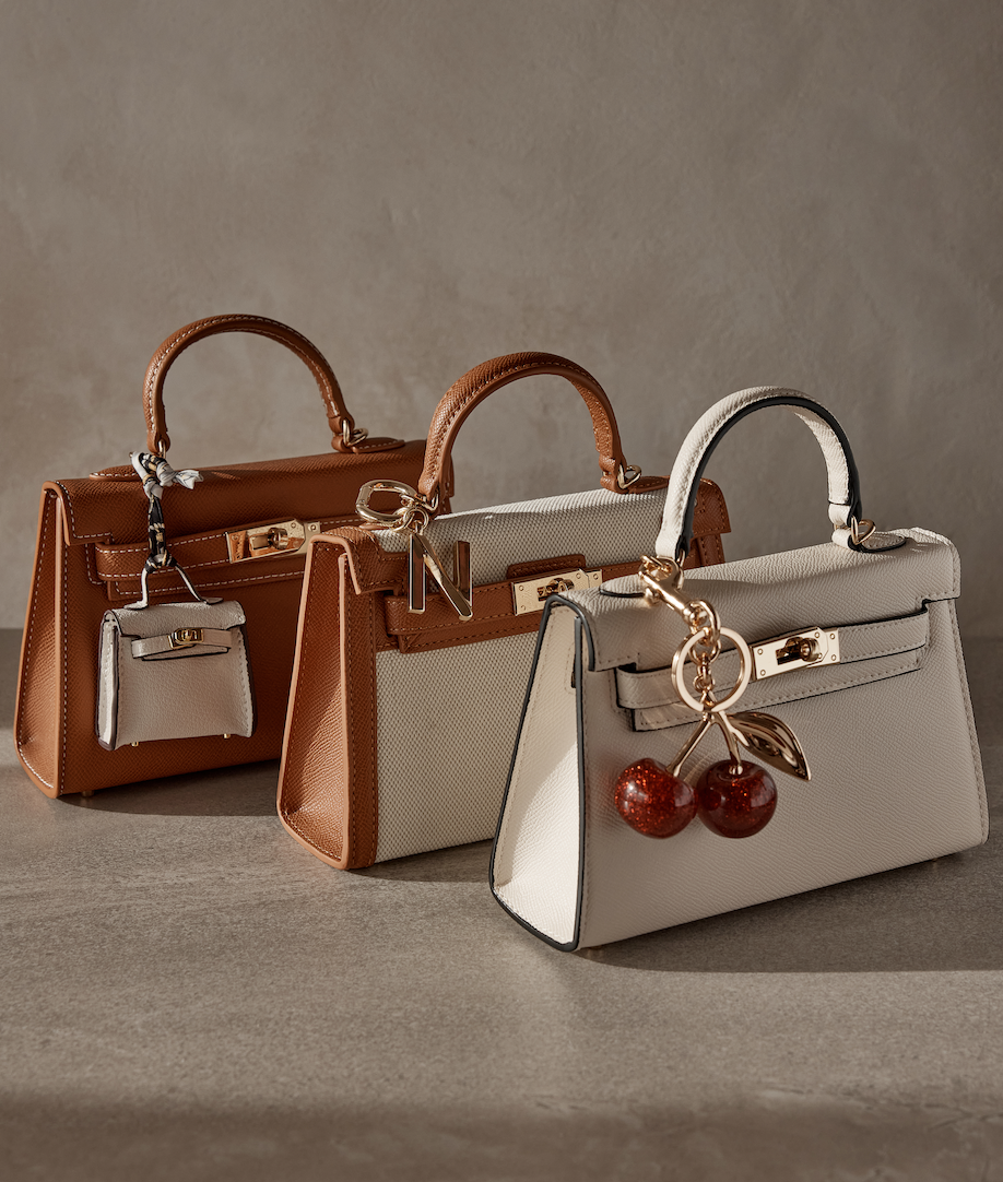 bag collection arranged with uniform spacing, shadow balance and consistent tonal presentation for scalable ecommerce catalogs