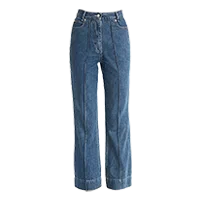 denim jeans refinement with structure alignment and accurate tones