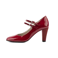 heels product image optimized using shoe image editing with gloss refinement for ecommerce catalogs