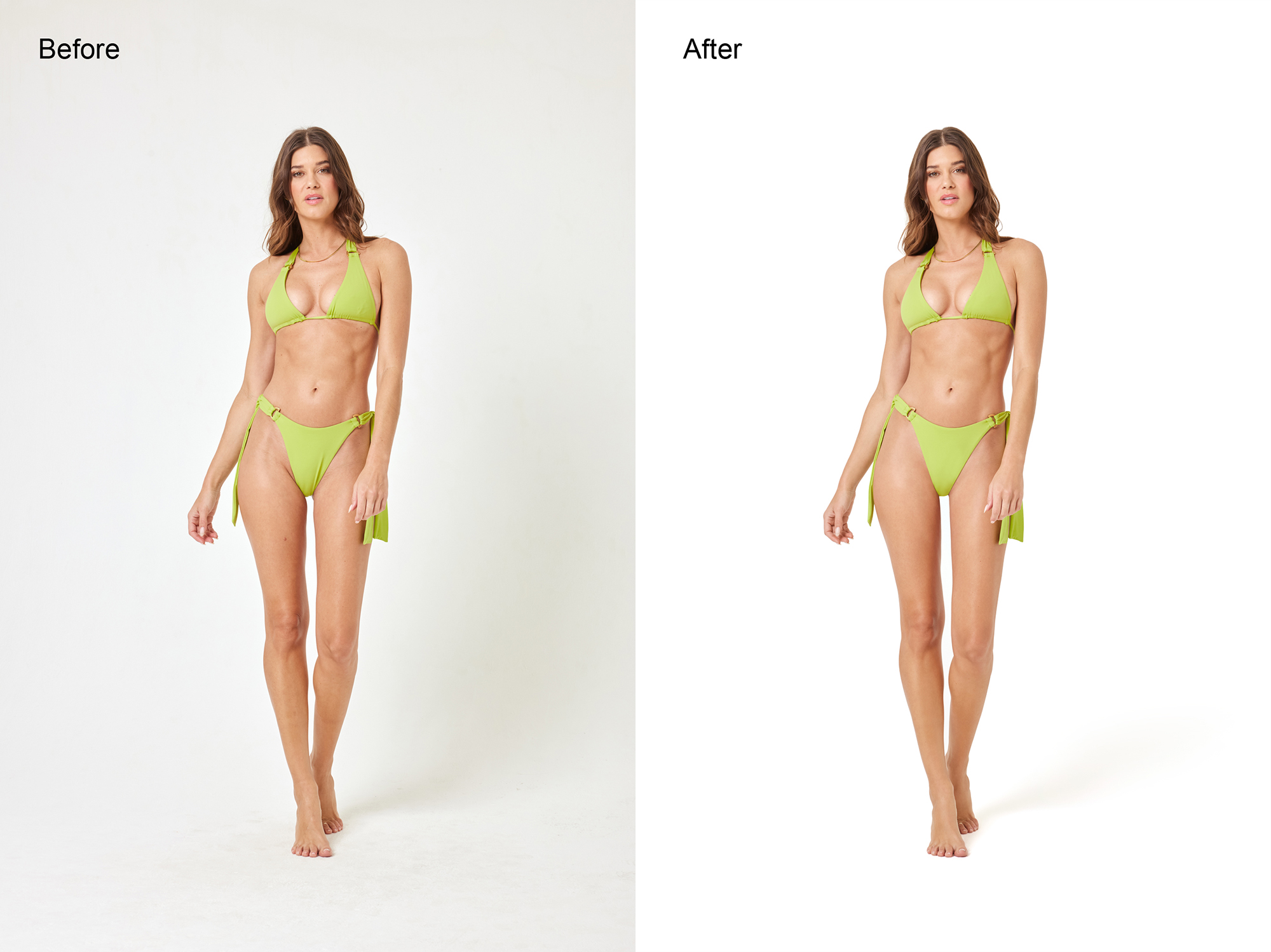 cleaner separation from the background improves clarity alongside exposure refinement