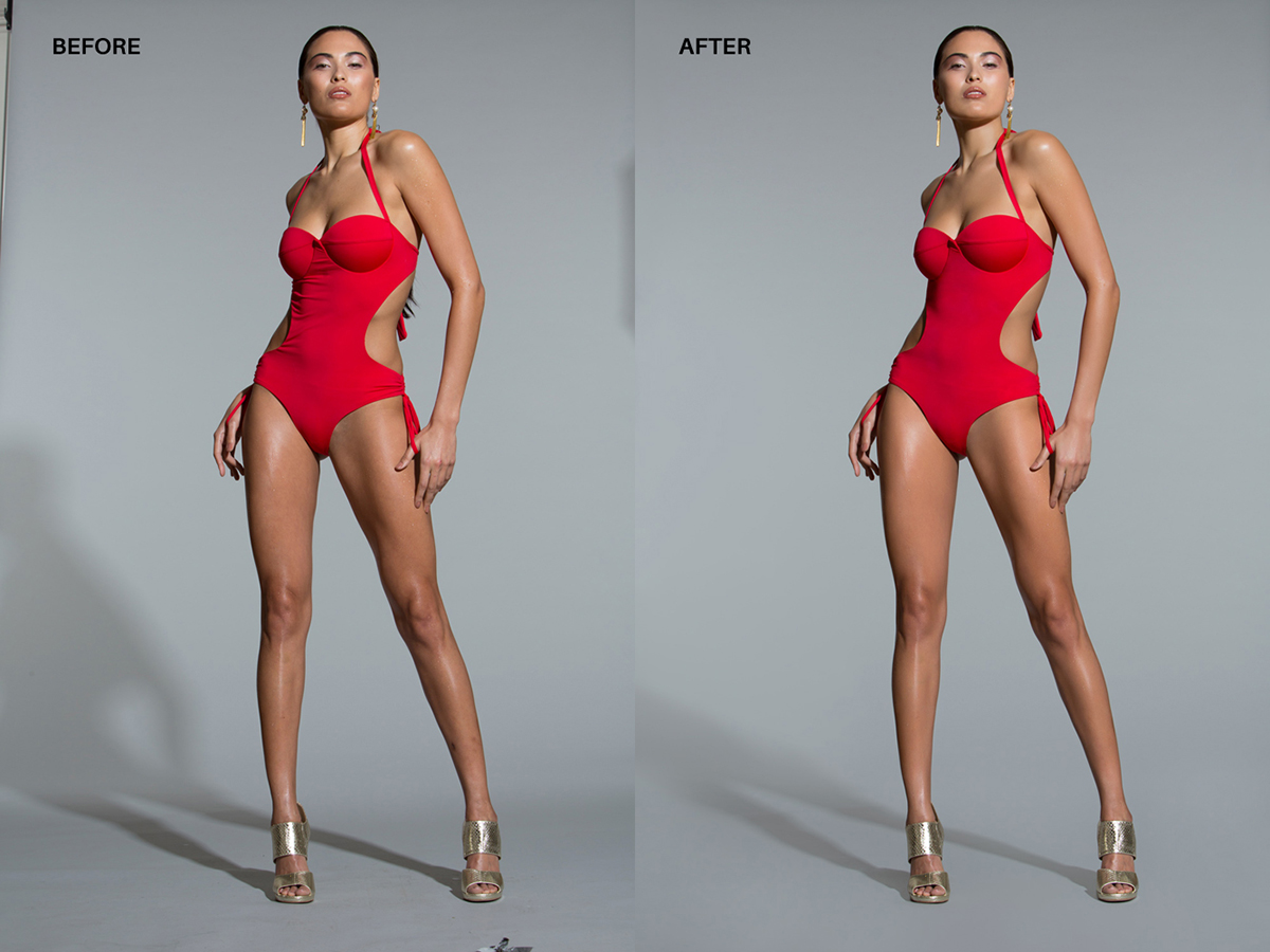 garment flow appears smoother with refined edges and reduced surface creasing