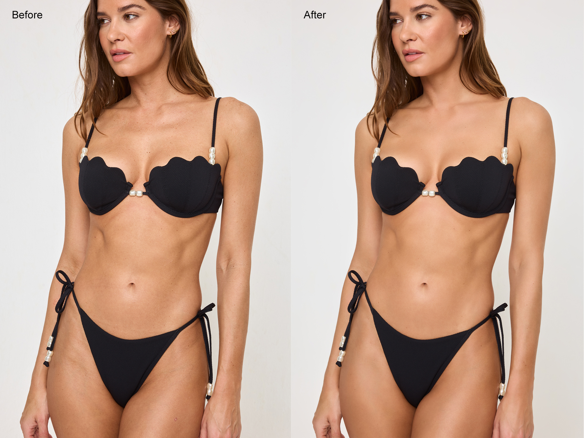 skin tones appear neutral with smooth tonal transitions and even exposure