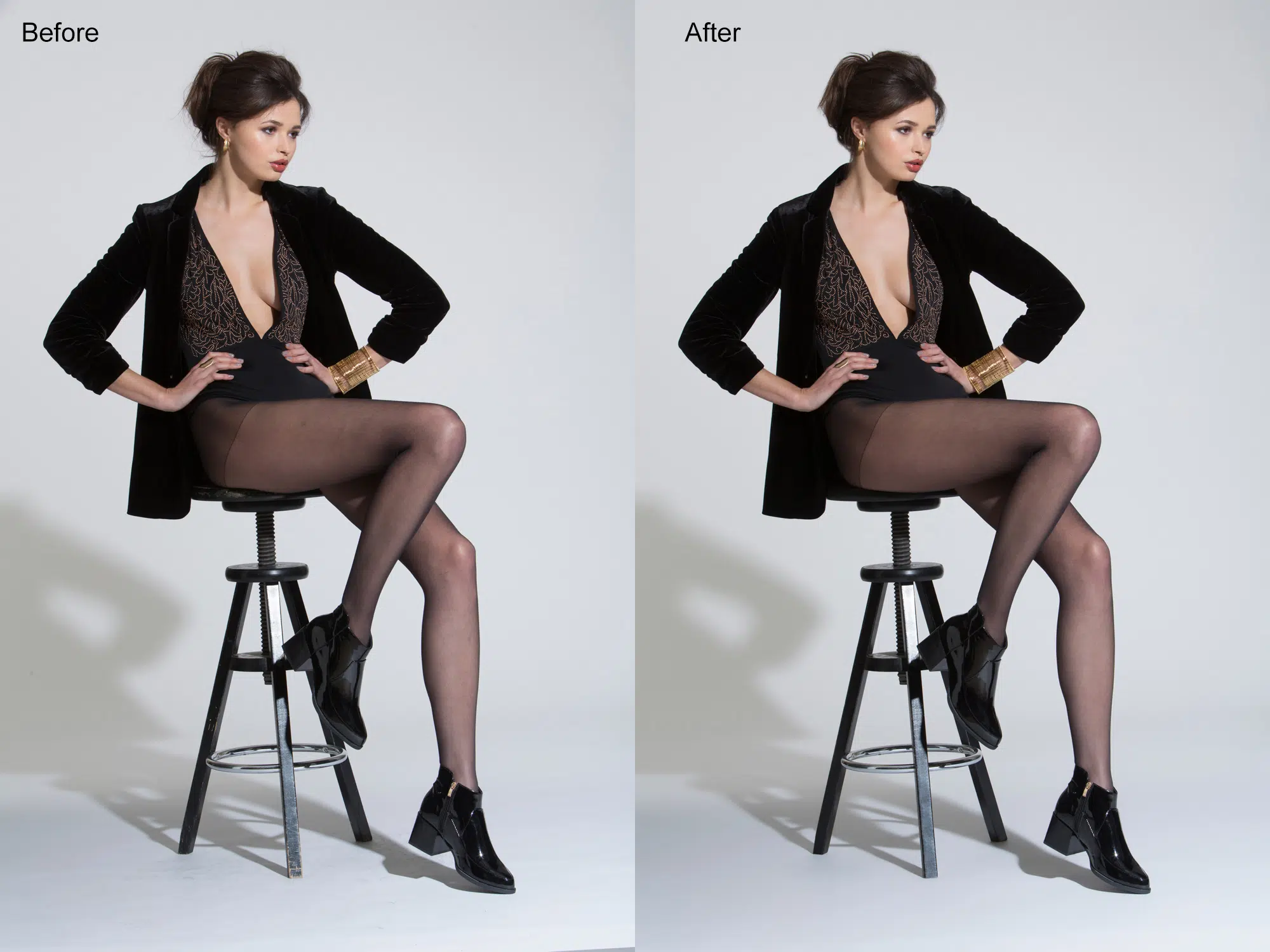 campaign retouching with shadow correction for Denver visuals