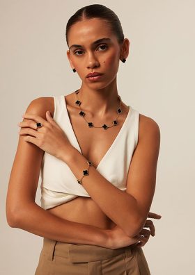 VERNA-RING-GOLD-BLACK